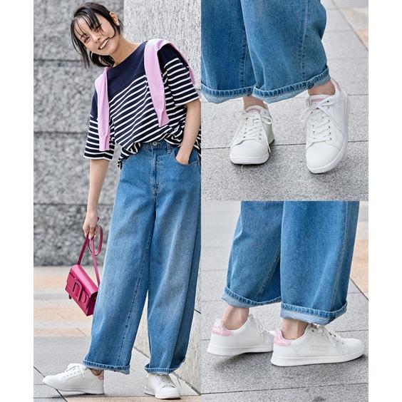スニーカー 靴 4E 幅広 ゆったり ワイド 大きいサイズ moz モズ エルク 超軽量 レースアップ 軽い カジュアル シンプル へらじか (アクアカルダ)の画像