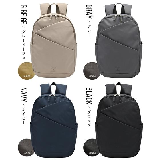 バッグ（鞄） anelloGRANDE アネログランデ アネロ anello アングル デイパック リュック バックパック 通勤 通学 旅行 はっ水 A4 PC収納 多収納 (アクアカルダ)の画像