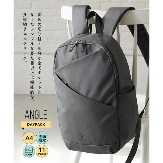 バッグ（鞄） anelloGRANDE アネログランデ アネロ anello アングル デイパック リュック バックパック 通勤 通学 旅行 はっ水 A4 PC収納 多収納 (アクアカルダ)の画像