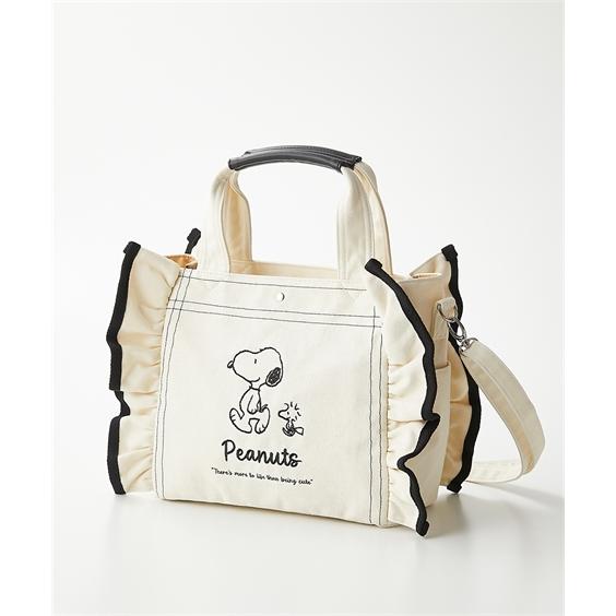 SNOOPY（スヌーピー） バッグ（鞄） 肩ひも長め 10ポケット 軽量 バイ