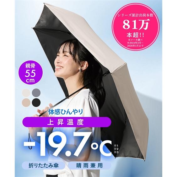 ニッセン（nissen） ファッション雑貨 折傘 日傘 親骨55cm PROTECT U