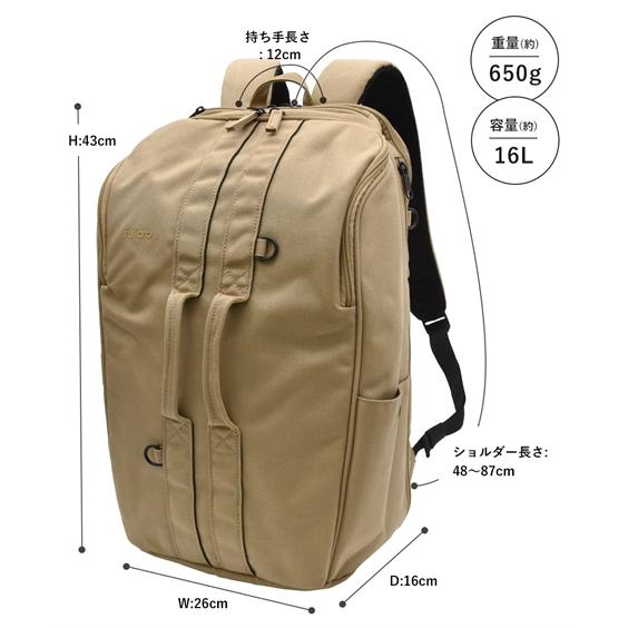 ニッセン（nissen） バッグ（鞄） fulcro フルクロ 15ポケット 16L