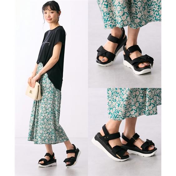 新品YELLO 厚底サンダル グレー・ミント・パープル 新品YELLO 厚底サンダル グレー・ミント・パープル