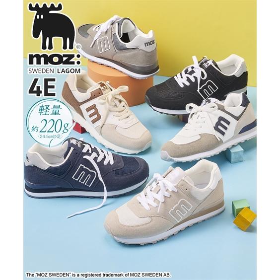 moz（モズ） スニーカー 靴 幅広 ゆったり ワイド 4E 大きいサイズ