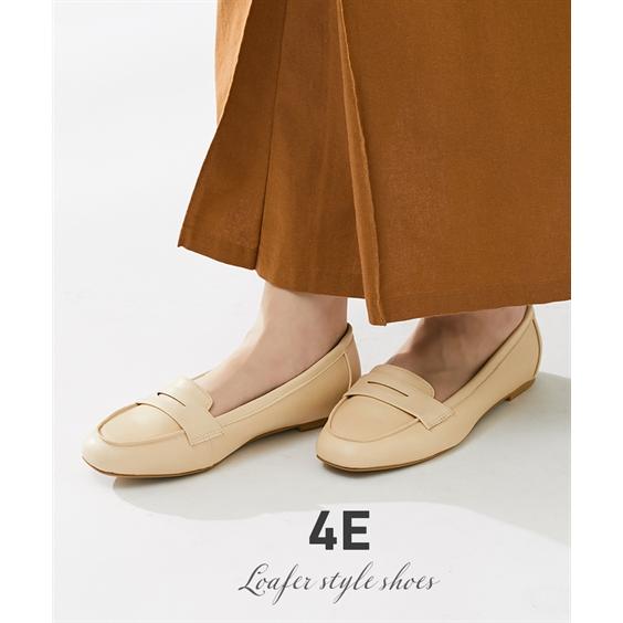 ニッセン カジュアルシューズ 靴 幅広 ゆったり ワイズ 4E