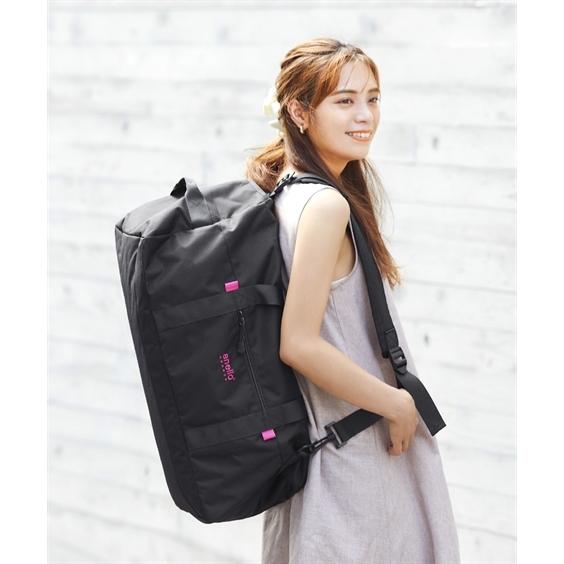バッグ（鞄） anelloGRANDE アネログランデ anello アネロ 大容量 旅行 修学旅行 出張 50L はっ水 ボストン ショルダー リュック 3WAY (アクアカルダ 送料無料)の画像