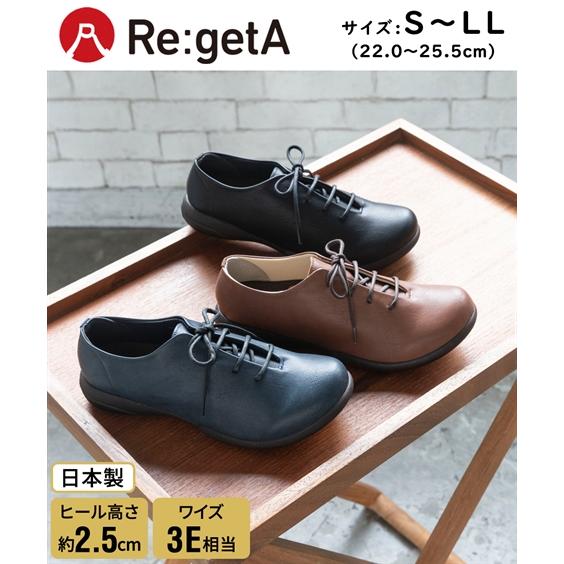Re:getA（リゲッタ） カジュアルシューズ 靴 Regetta レースアップ 