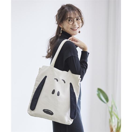 PEANUTS バッグ（鞄） スヌーピー ピーナッツ 2WAY キャンバス トート