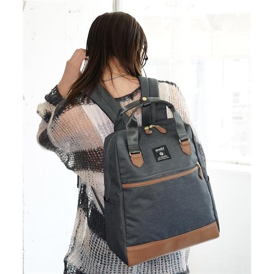 バッグ（鞄） anello GRANDE アネログランデ anello アネロ 限定カラー はっ水 10ポケット 多収納 通勤 リュック 17L A4対応 (アクアカルダ 送料無料)の画像