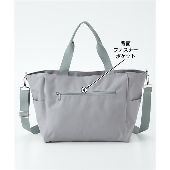 ニッセン バッグ（鞄） polka ポルカポルカ 10ポケット 多収納 ポリ  