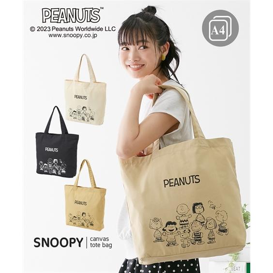 SNOOPY（スヌーピー） バッグ（鞄） 帆布 トート サブバッグ