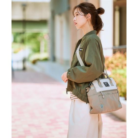 バッグ（鞄） moz モズ ガバッと開く 2層構造 はっ水 2WAY ショルダー 手提げ A4対応 マザーズバッグ ママバッグ 通勤 押し活 (アクアカルダ 送料無料）の画像