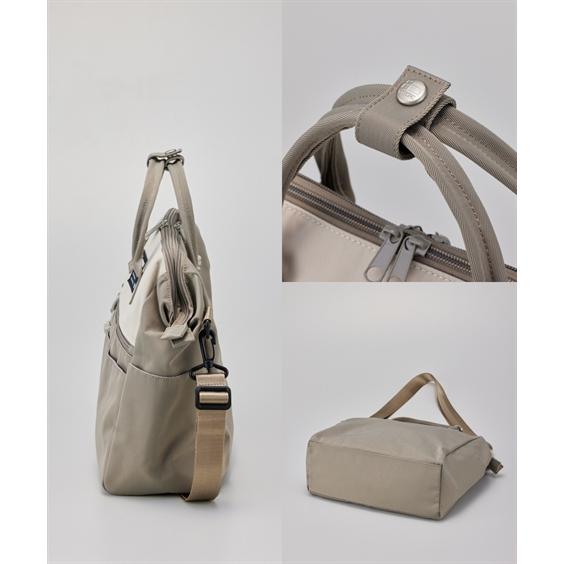 バッグ（鞄） moz モズ ガバッと開く 2層構造 はっ水 2WAY ショルダー 手提げ A4対応 マザーズバッグ ママバッグ 通勤 押し活 (アクアカルダ 送料無料）の画像