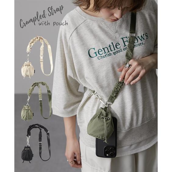 【モモミルク】オリジナルおでかけ巾着型ポーチ アニマルもちもち巾着（ポーチ） | ITS' DEMO（イッツデモ