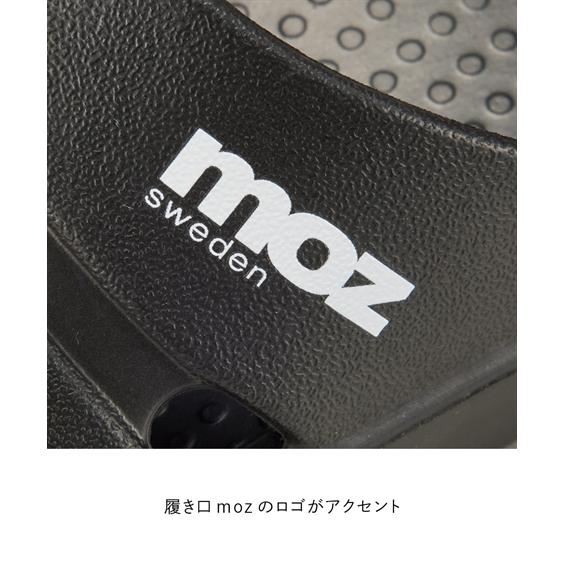 サンダル 靴 moz モズ レディース 超軽量 軽い カジュアル リゾート スリッパ シンプル ロゴ 夏 サマーサンダル 3E EEE (アクアカルダ)｜acquacalda｜03