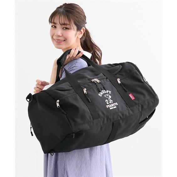 バッグ（鞄） スヌーピー 10ポケット 多収納 はっ水 3WAY ボストン ショルダー 60L A4 スポーツバッグ トラベル ピーナッツ PEANUTS (アクアカルダ 送料無料)の画像