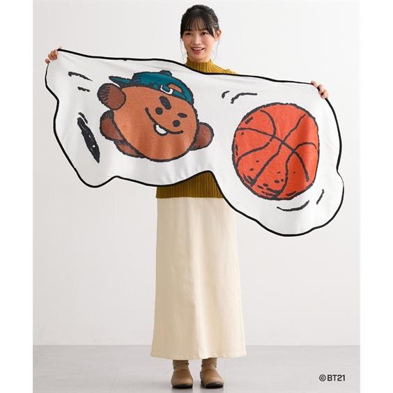 ニッセン（nissen） ファッション雑貨 BT21 ダイカット 裏ボアフリース
