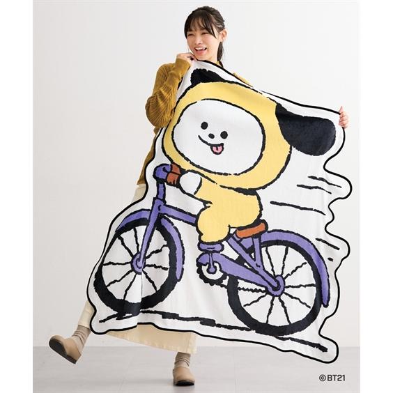 ニッセン（nissen） ファッション雑貨 BT21 ダイカット 裏ボアフリース
