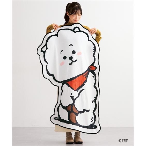 ニッセン（nissen） ファッション雑貨 BT21 ダイカット 裏ボアフリース