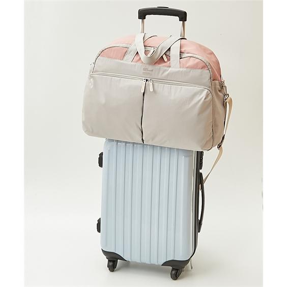 バッグ（鞄） anelloGRANDE アネログランデ Poche Lab. 10ポケット ガバっと開く ドデカ 2WAY トラベル ボストン 約36L 耐水 A4収納 (アクアカルダ 送料無料)の画像