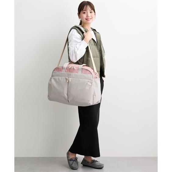 バッグ（鞄） anelloGRANDE アネログランデ Poche Lab. 10ポケット ガバっと開く ドデカ 2WAY トラベル ボストン 約36L 耐水 A4収納 (アクアカルダ 送料無料)の画像