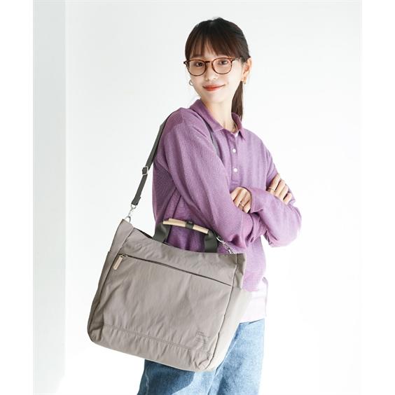 バッグ（鞄） anello GRANDE アネログランデ アネロ サブレ 10ポケット 2WAY ショルダー トート 手提げ  A4対応 軽量 はっ水 旅行バッグ (アクアカルダ)の画像