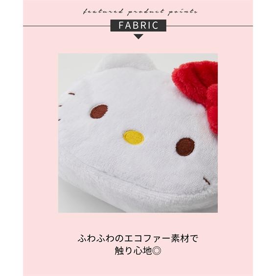 ハローキティ バッグ（鞄） Hello Kitty キティ フェイス型 ポーチ