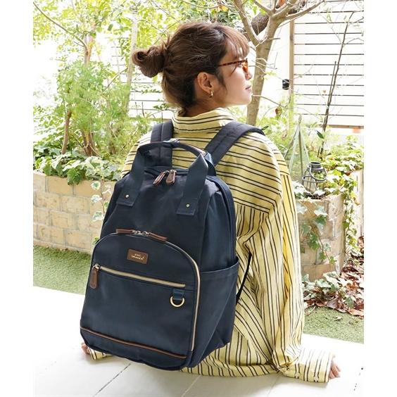 バッグ（鞄） anello GRANDE アネログランデ アネロ エクレア 多機能 デイパック リュック A4対応 13インチ PC収納 撥水通勤 通学 (アクアカルダ 送料無料)の画像
