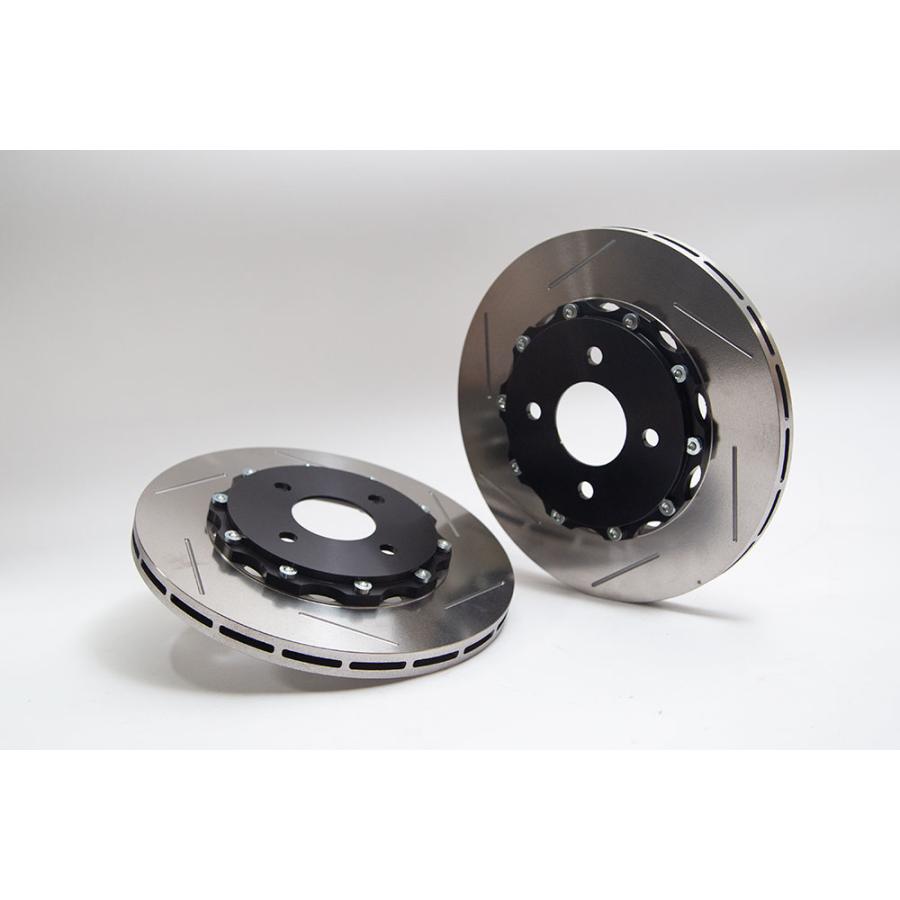 フロント用2枚セット】ACRE K-4pot(未塗装グレーキャリパー) S660用2