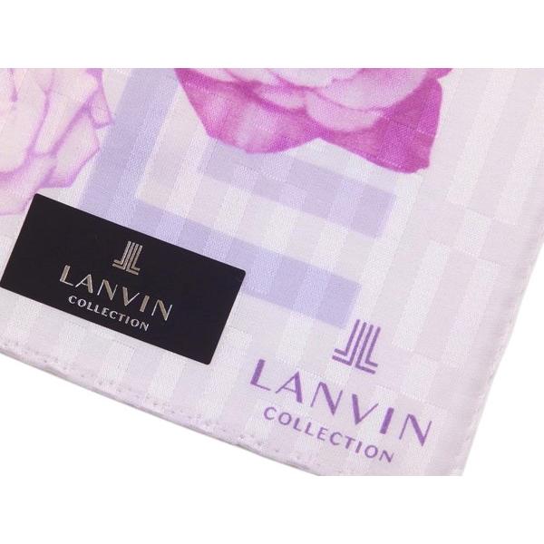 LANVIN（ランバン） シルク混素材大判ハンカチ 無料ラッピング指定可