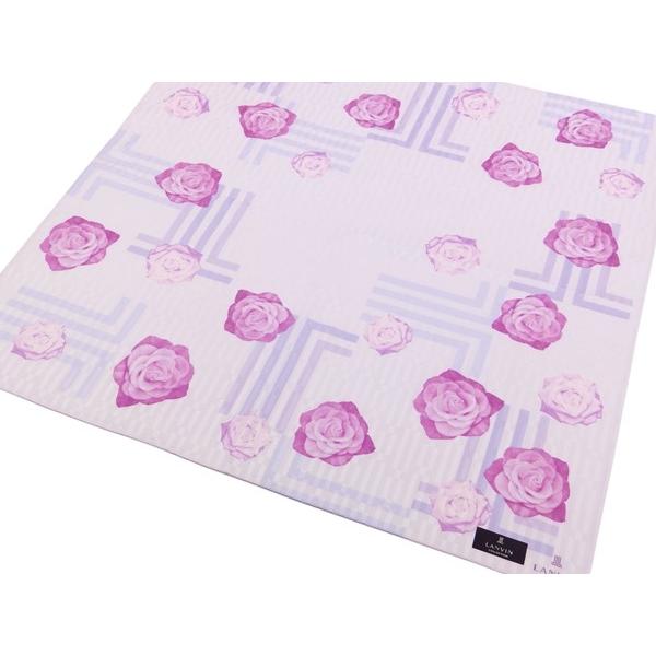 LANVIN（ランバン） シルク混素材大判ハンカチ 無料ラッピング指定可