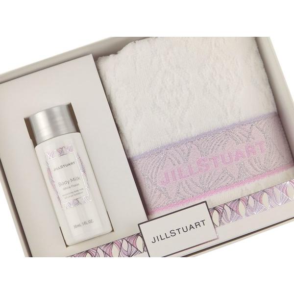 ジルスチュアート JILL STUART ハンカチ＆ボディミルク ギフトBOX入セット JS102
