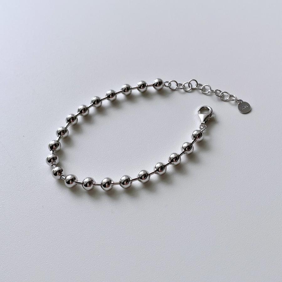 送料無料 Bracelet レディース メンズ シルバーボールブレスレット S925 シルバー ゴールド Sv925 アクセサリー バングル Abu014 Sr0l Lune 通販 Yahoo ショッピング