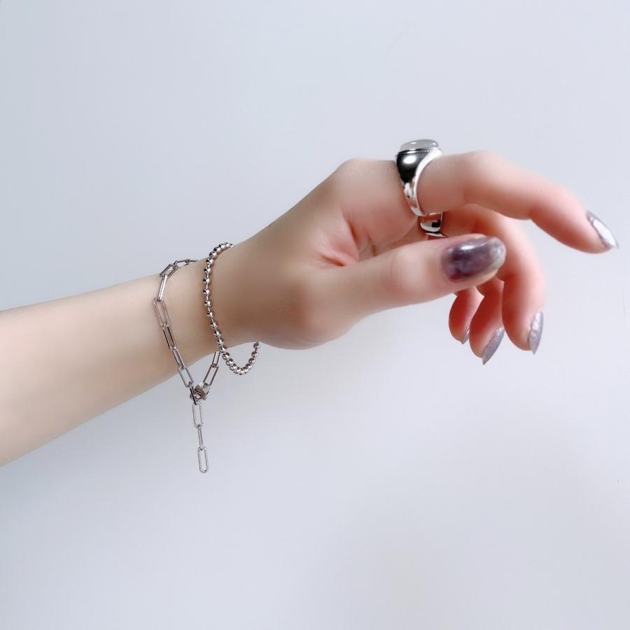 Lune（リュンヌ） bracelet レディース メンズ スリムチェーン