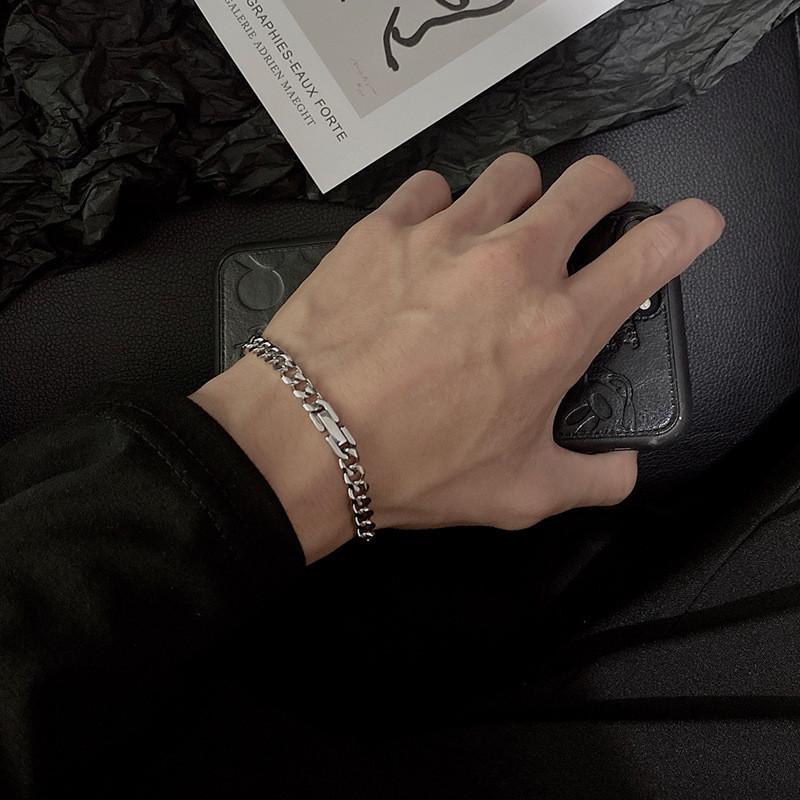 送料無料 bracelet レディース メンズ チェーンブレスレット シルバー