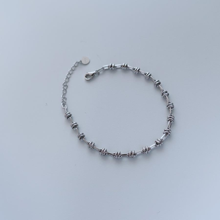 Lune bracelet レディース メンズ ボーンチェーンブレスレット