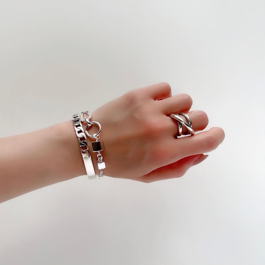Lune（リュンヌ） bracelet レディース メンズ シルバー ハーフ 