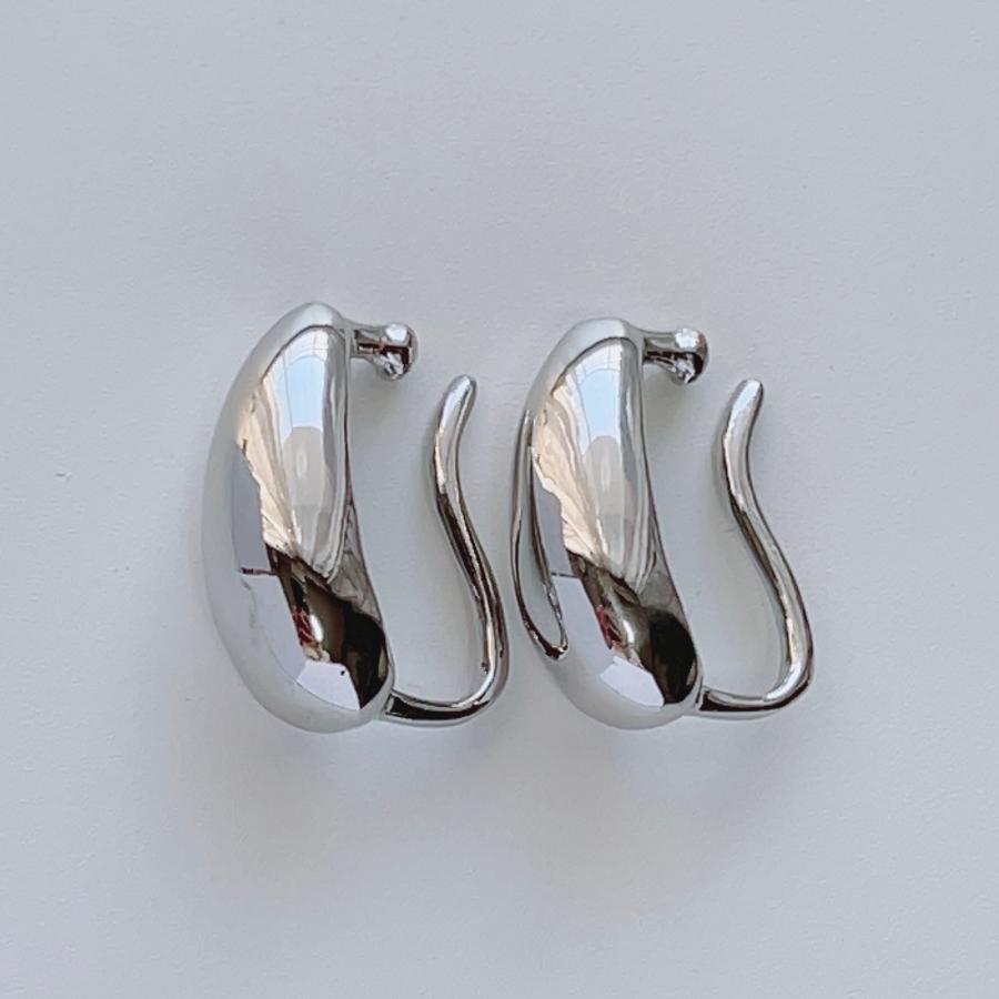 イヤーカフ レディース メンズ ボリュームイヤーカフ（両耳用） sv925 アクセサリー おしゃれ シンプル Pierce | Lune | 04