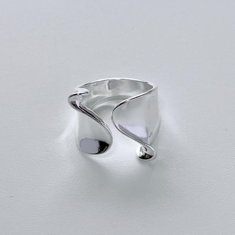 送料無料 Ring 指輪 レディース ねじれワイド シルバーリング S925 Sv925 アクセサリー おしゃれ シンプル 今年も話題の