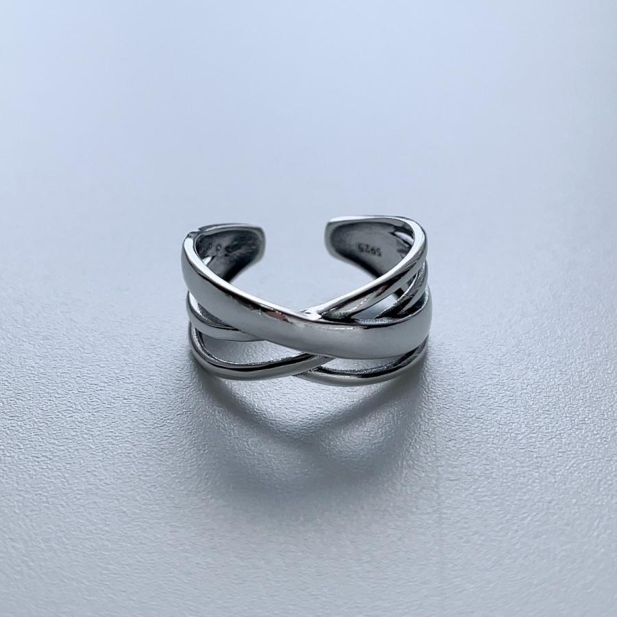 Lune（リュンヌ） ring 指輪 レディース クロスワイド シルバーリング