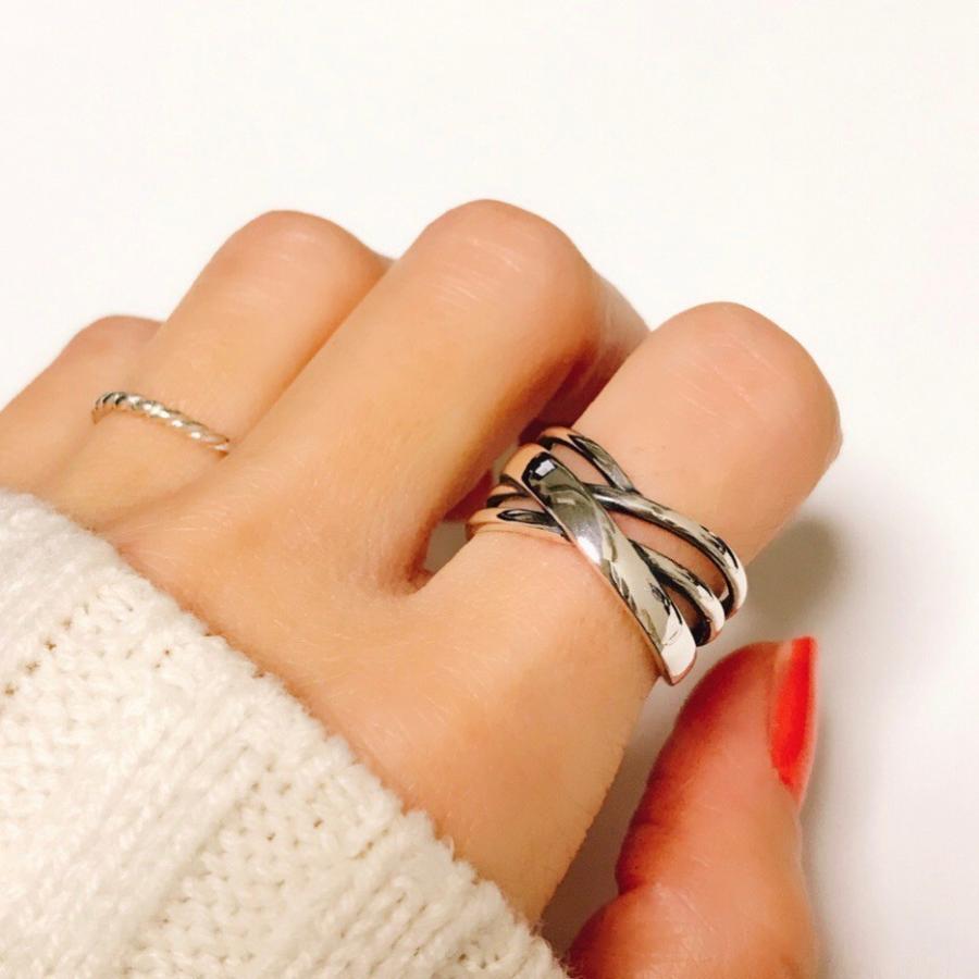 Lune（リュンヌ） ring 指輪 レディース クロスワイド シルバーリング