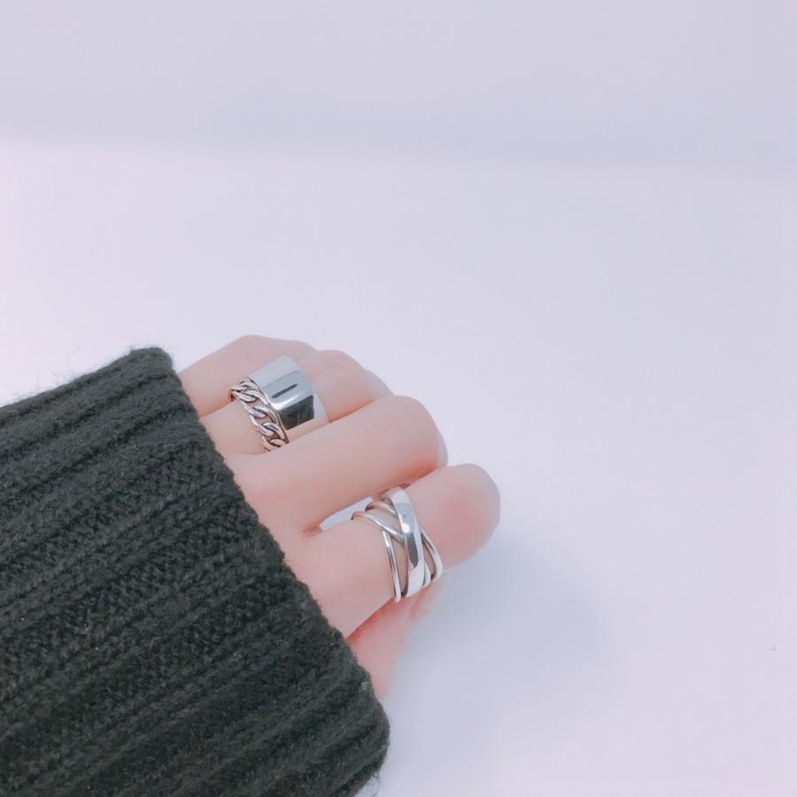Lune（リュンヌ） ring 指輪 レディース クロスワイド シルバーリング