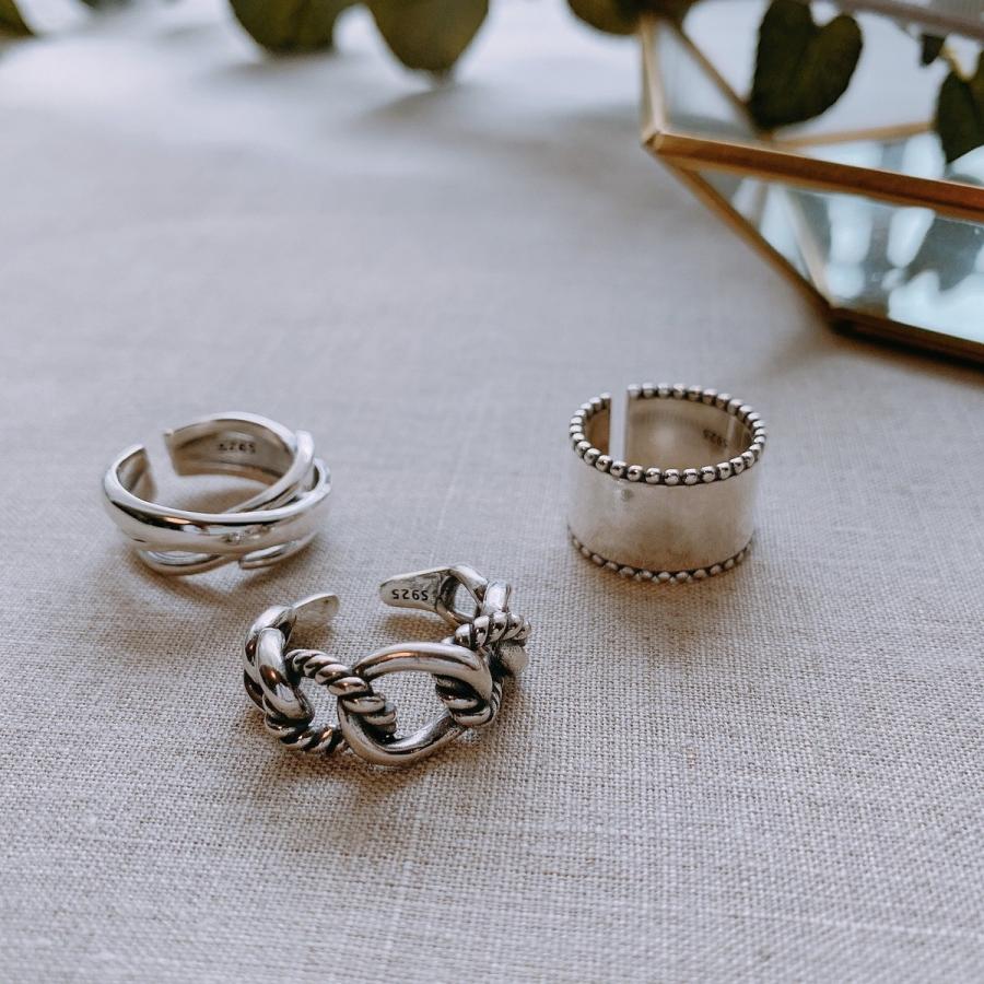 Lune（リュンヌ） ring 指輪 レディース ロングスタッド シルバー