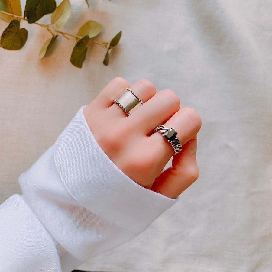 Lune（リュンヌ） ring 指輪 レディース ロングスタッド シルバー
