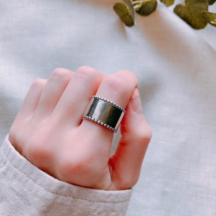 Lune（リュンヌ） ring 指輪 レディース ロングスタッド シルバー