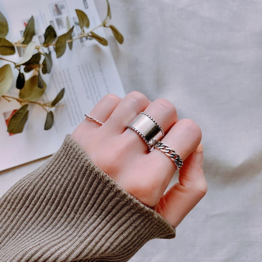 Lune（リュンヌ） ring 指輪 レディース ロングスタッド シルバー