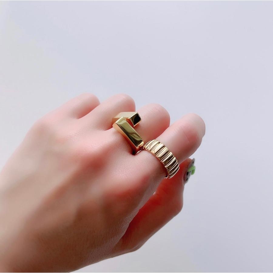 Lune ring 指輪 レディース メンズ スクエアクロスリング S925