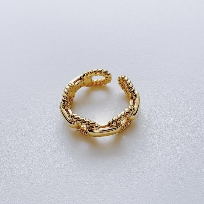 Lune（リュンヌ） ring 指輪 レディース メンズ ツイストチェーン 
