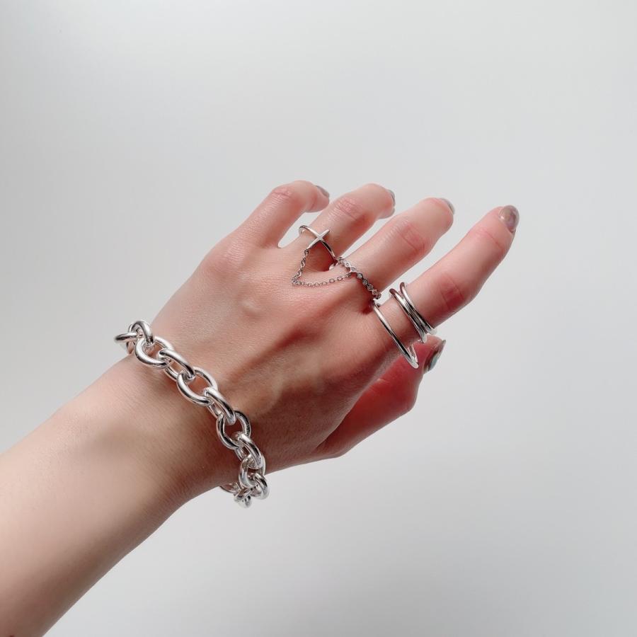 Lune ring 指輪 レディース メンズ リンクチェーンリング S925 Lune ring 指輪 レディース メンズ リンクチェーンリング S925