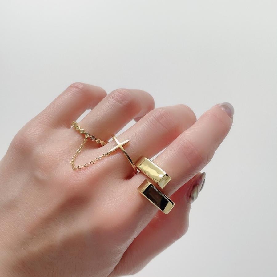 Lune ring 指輪 レディース メンズ リンクチェーンリング S925